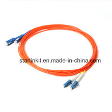 LC à LC Om2 50/125 Cordon de connexion multimédia à fibre optique